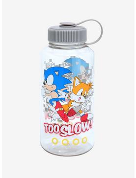 Sonic The Hedgehog Too Slow Water Bottle, , hi-res