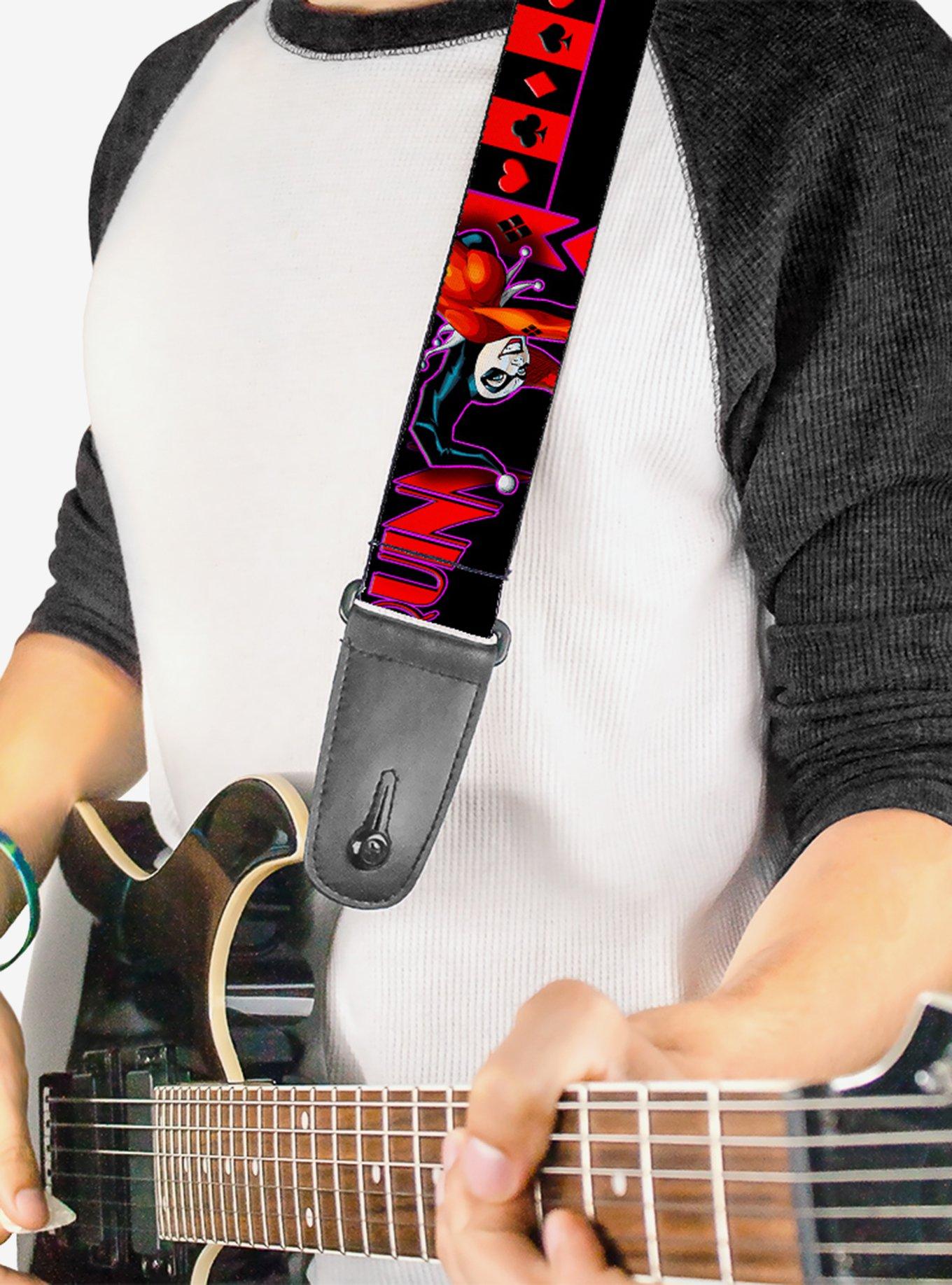 DC Comics Batman Harley Quinn Bomb Guitar Strap, , alternate