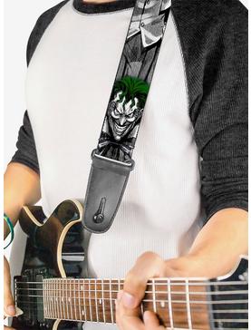DC Comics Batman Joker Laughing Poses Wide Guitar Strap, , hi-res
