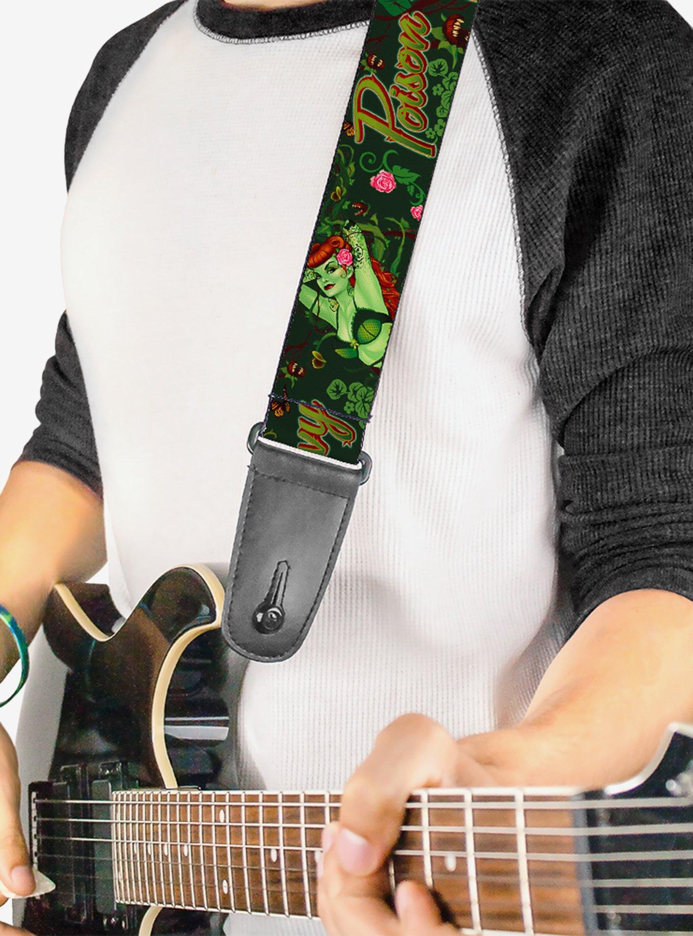 DC Comics Poison Ivy Bombshell Guitar Strap, , alternate