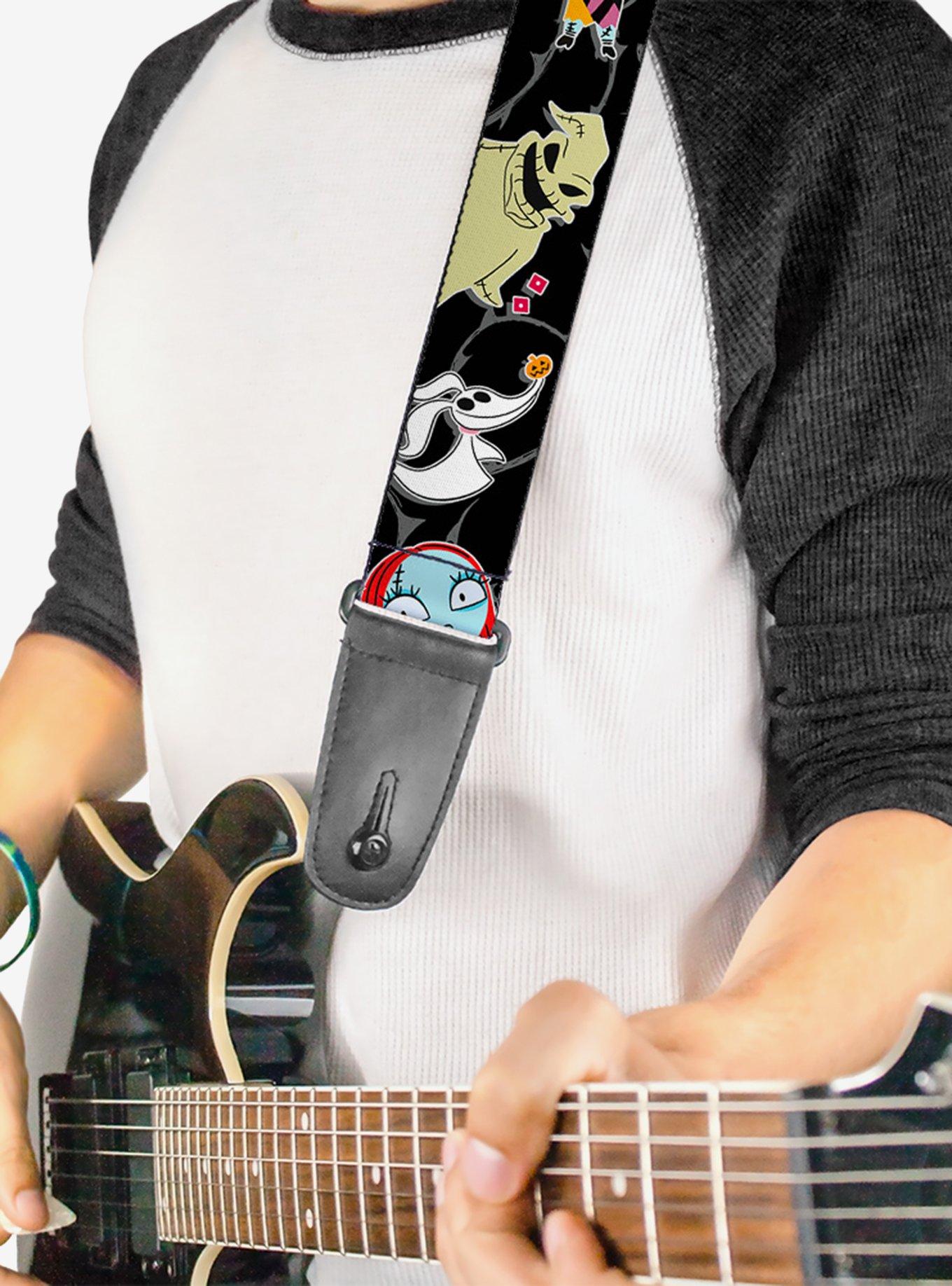 The Nightmare Before Christmas 4 Mini Character Poses Guitar Strap, , alternate