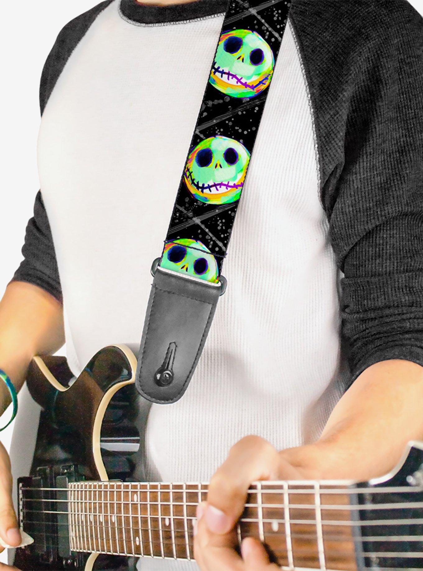 The Nightmare Before Christmas Jack Expression Electric Glow Guitar Strap, , alternate