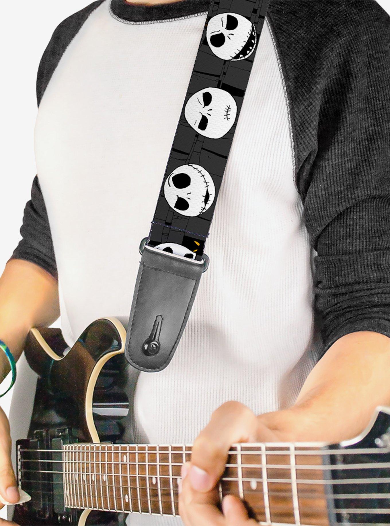 The Nightmare Before Christmas Jack Expressions Guitar Strap, , alternate