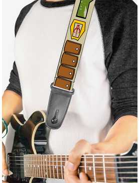 Star Wars Boba Fett Utility Belt Bounding Tan Guitar Strap, , hi-res