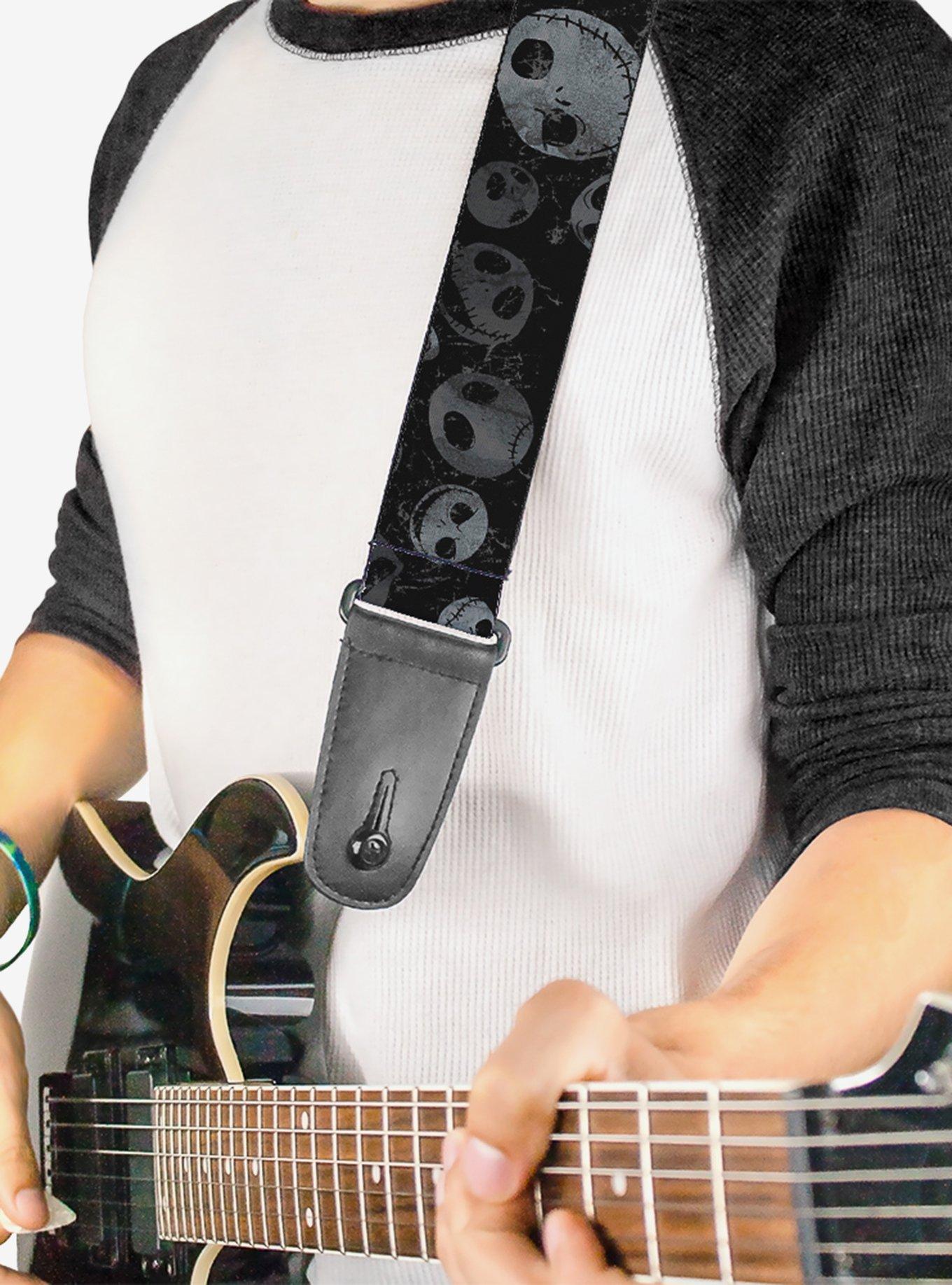 The Nightmare Before Christmas Jack Expressions Scattered Guitar Strap, , hi-res