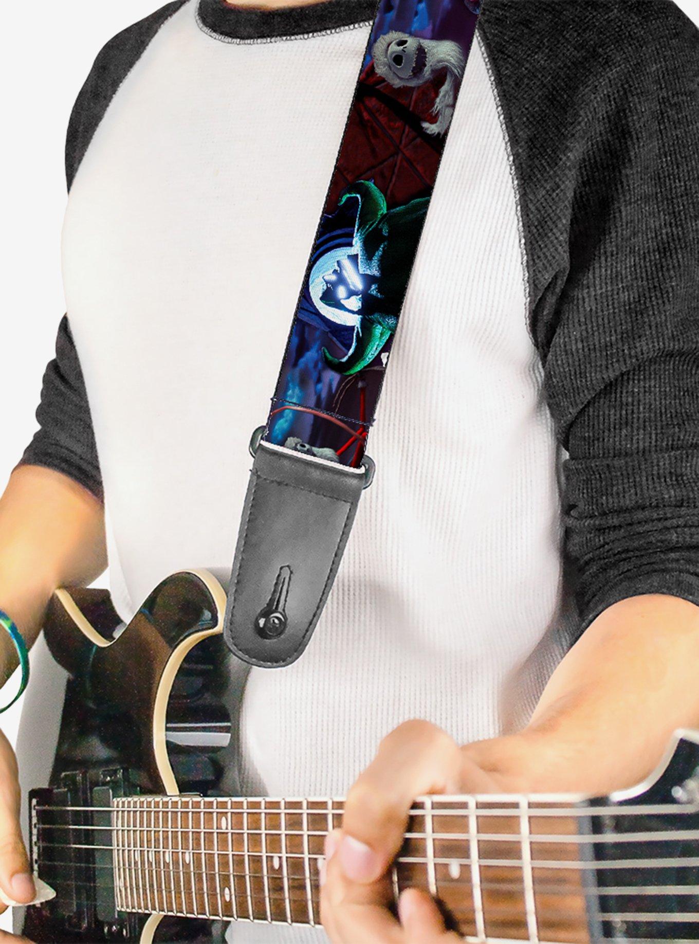 The Nightmare Before Christmas Jack Oogie Boogie Santa Scene Guitar Strap, , alternate