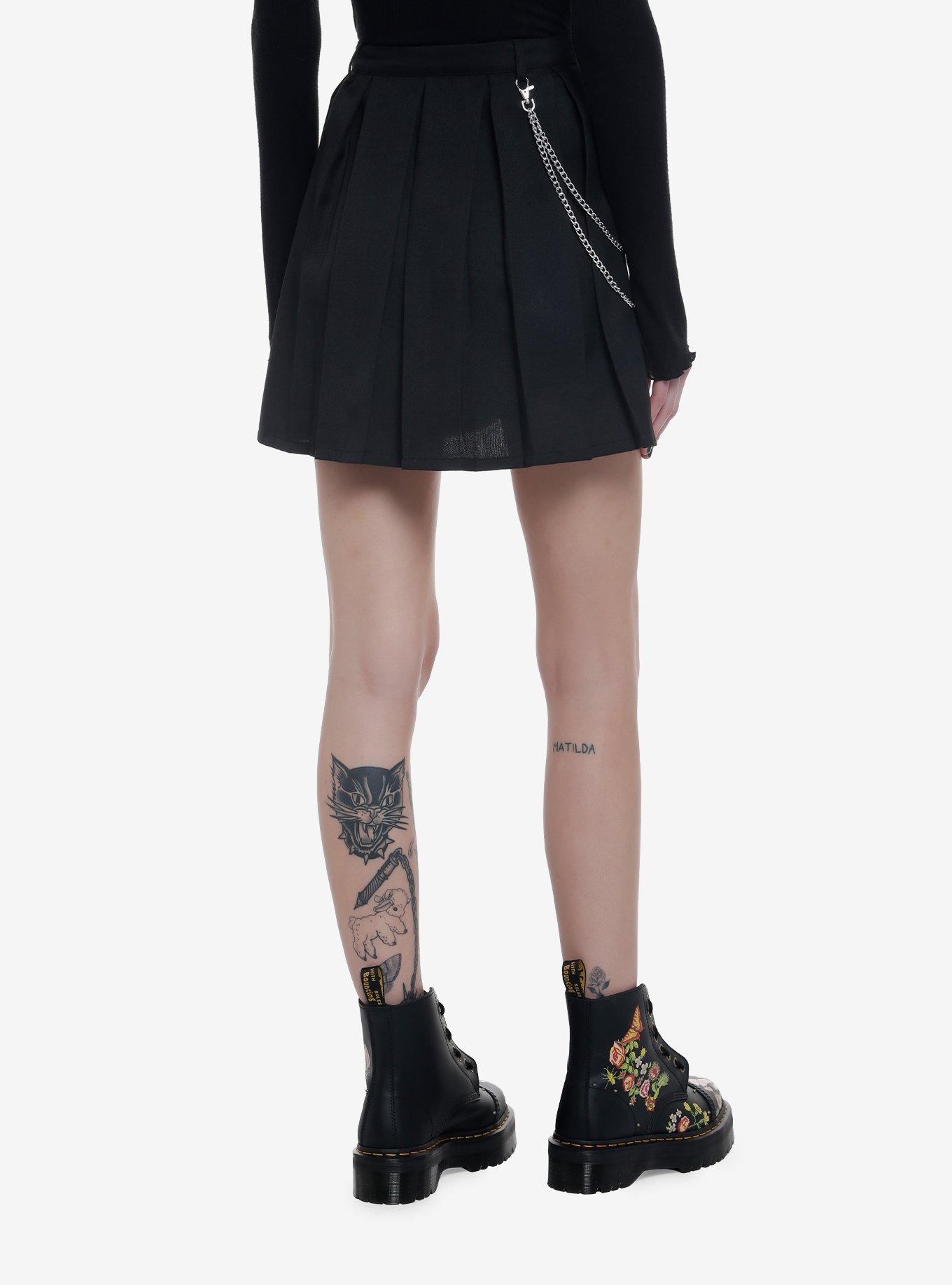 Studio Ghibli Spirited Away No-Face Chain Pleated Skirt, MULTI, alternate