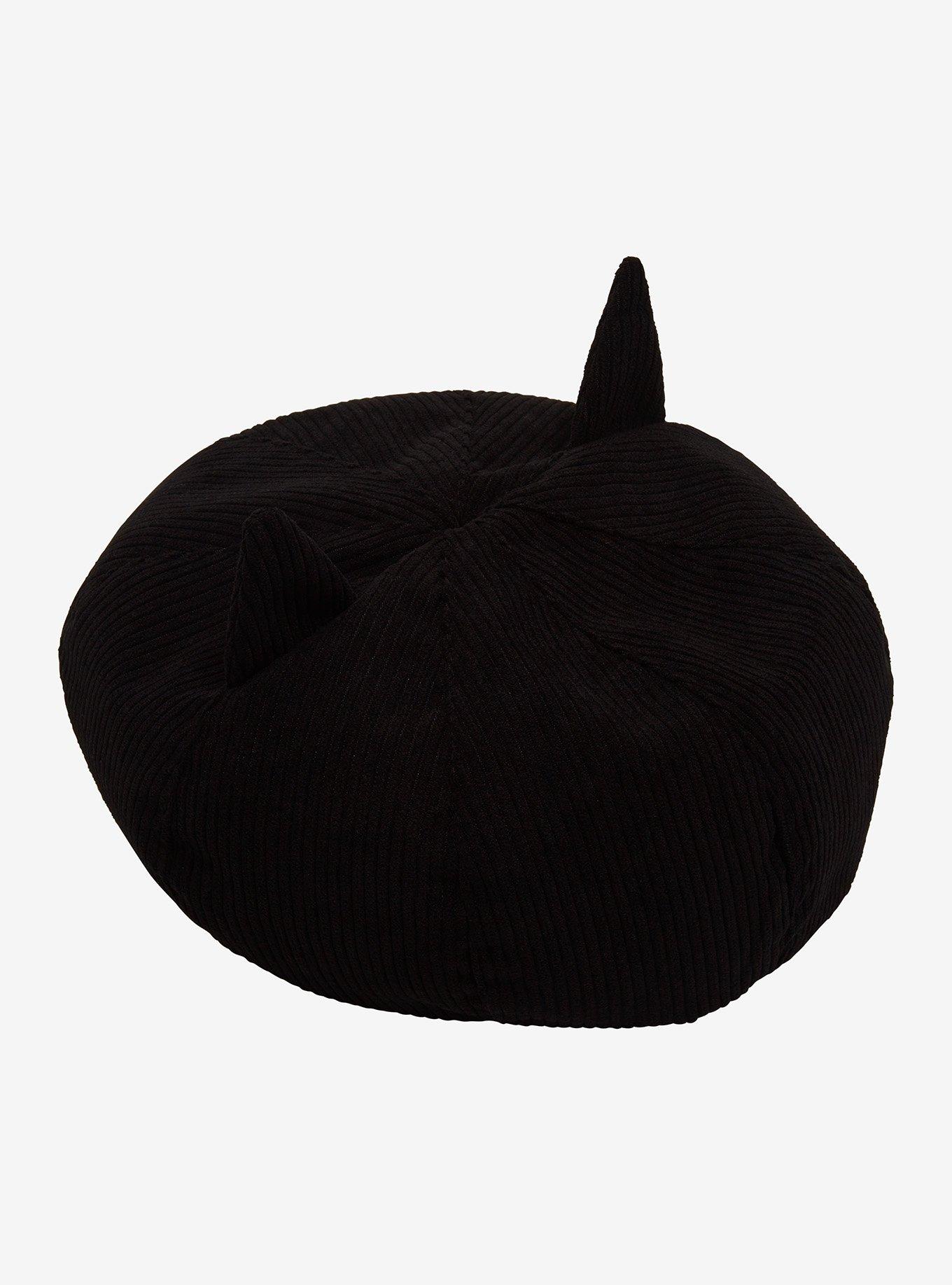 Black Cat 3D Ears Beret, , alternate