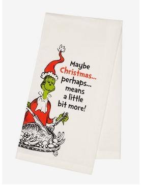 How The Grinch Stole Christmas! Grinch Turkey Kitchen Towel, , hi-res