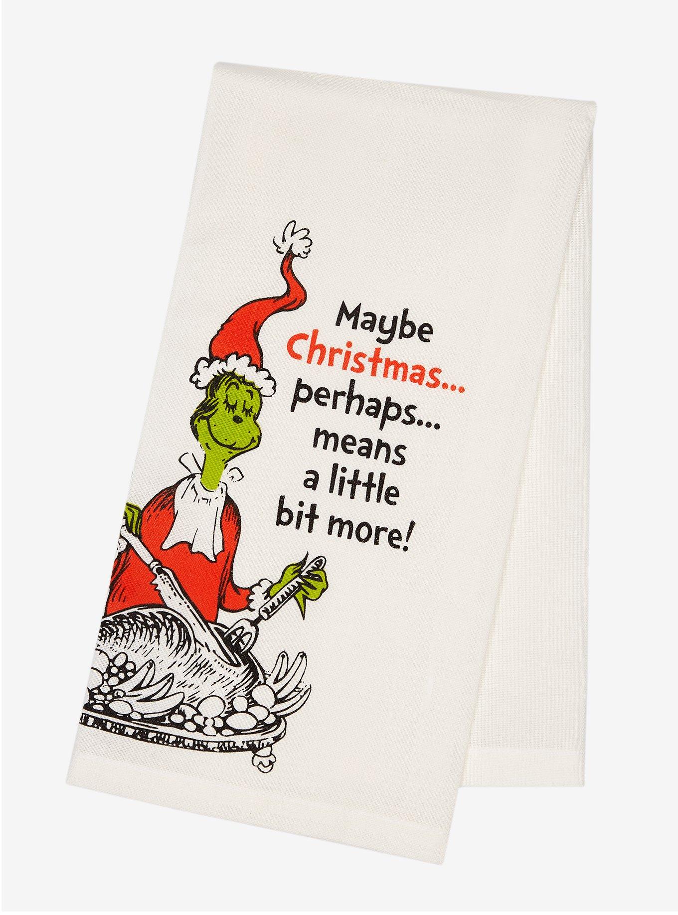 How The Grinch Stole Christmas! Grinch Turkey Kitchen Towel, , alternate