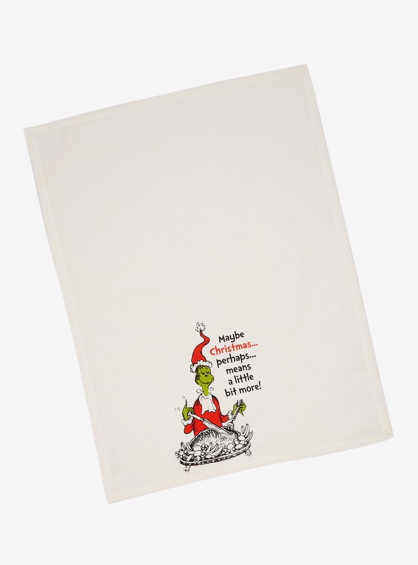 How The Grinch Stole Christmas! Grinch Turkey Kitchen Towel, , alternate