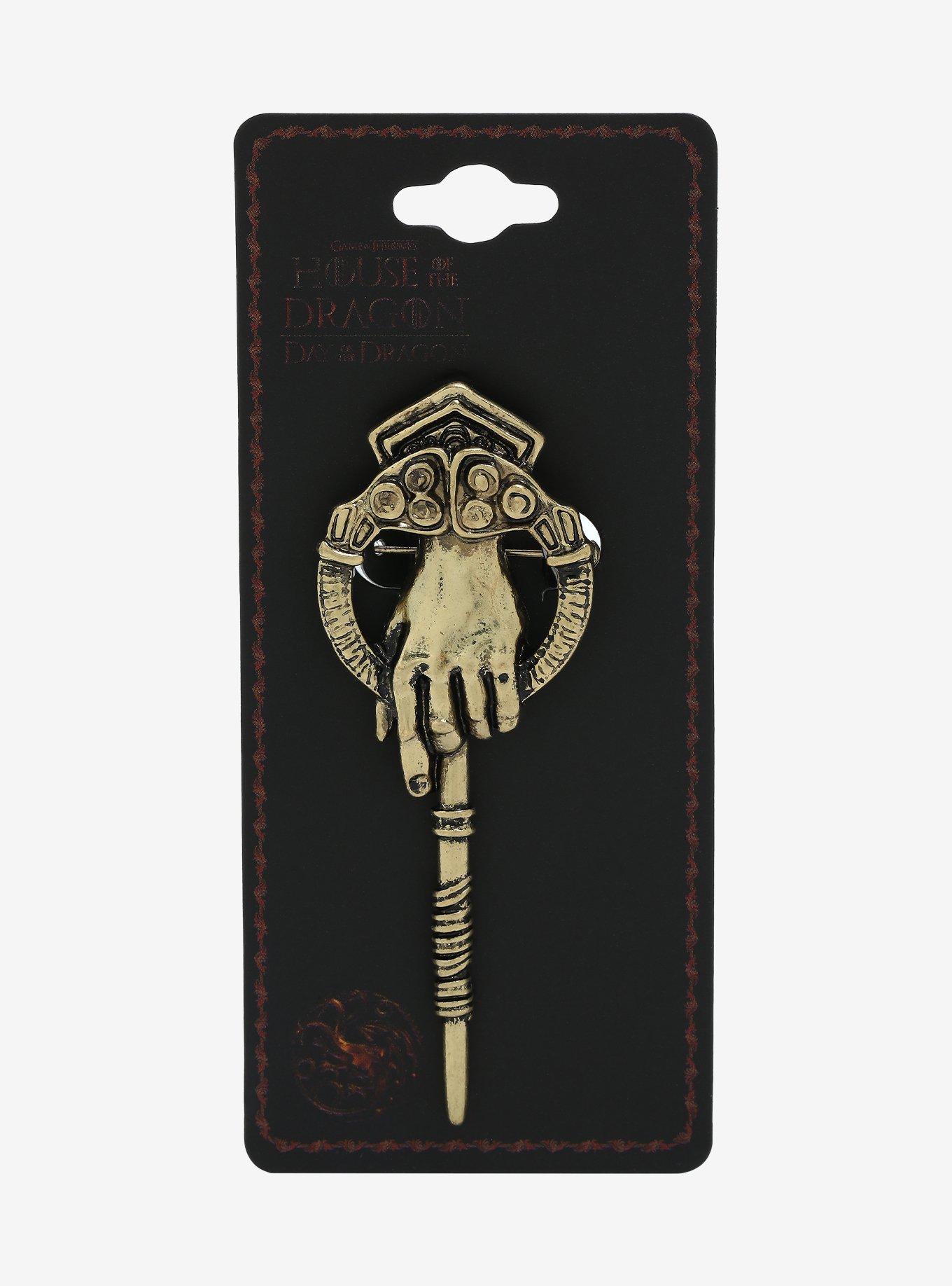 Game of Thrones House of the Dragon Hand of the King Enamel Pin, , alternate