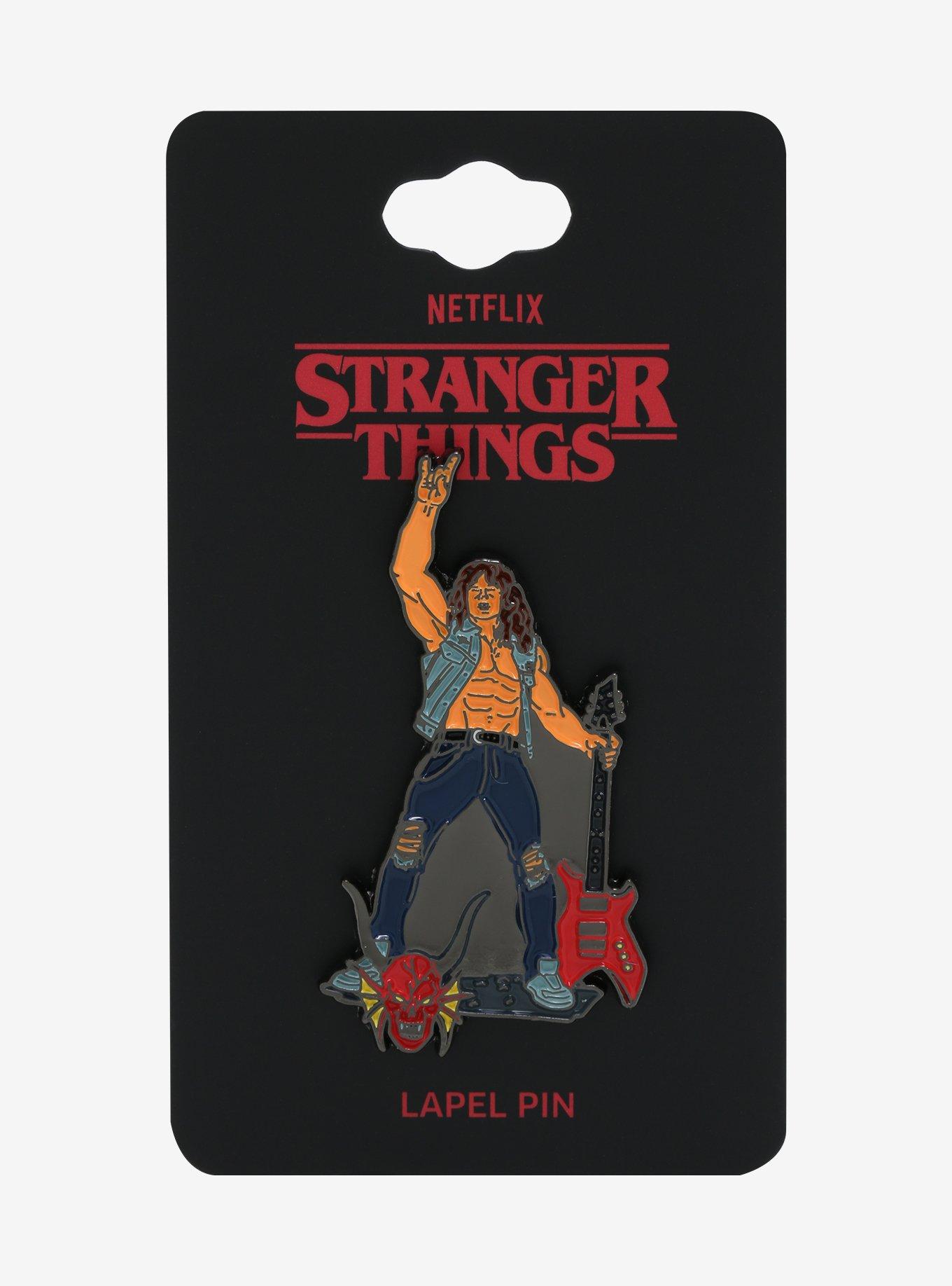 Stranger Things Eddie Munson Guitar Enamel Pin - BoxLunch Exclusive, , alternate