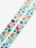 Loungefly Sanrio Cinnamoroll Camping Character Allover Print Lanyard - BoxLunch Exclusive, , alternate