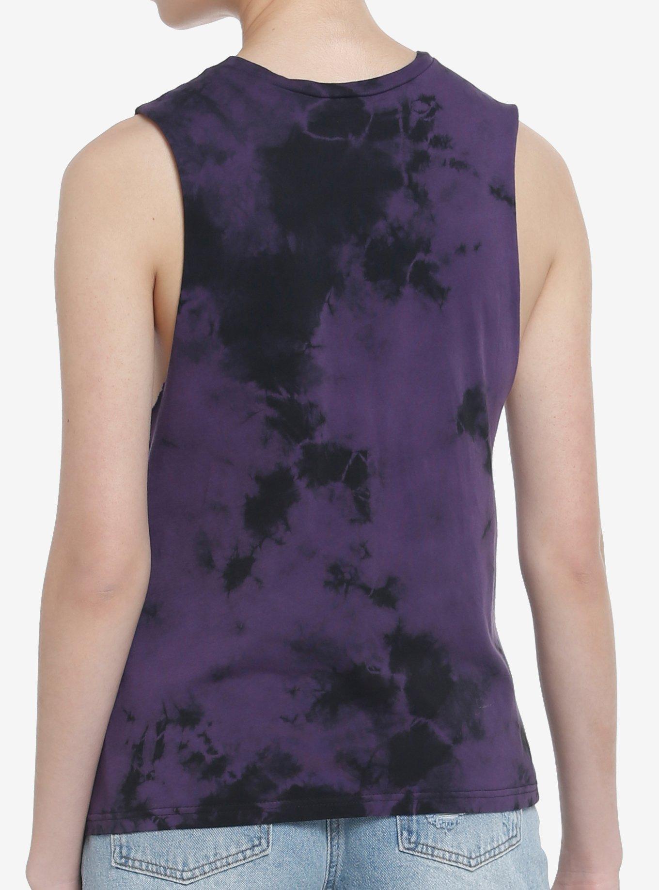 Ouija Board Tie-Dye Girls Muscle Tank Top, MULTI, alternate