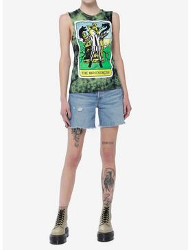 Plus Size Beetlejuice Bio-Exorcist Tarot Card Tie-Dye Girls Muscle Tank Top, , hi-res