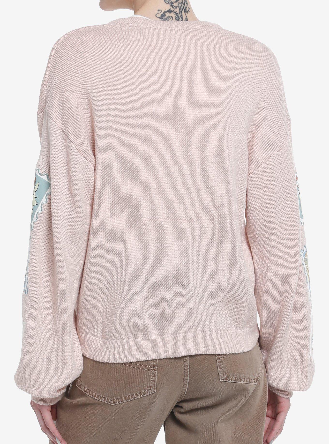 Studio Ghibli My Neighbor Totoro Stamp Girls Skimmer Cardigan, MULTI, alternate