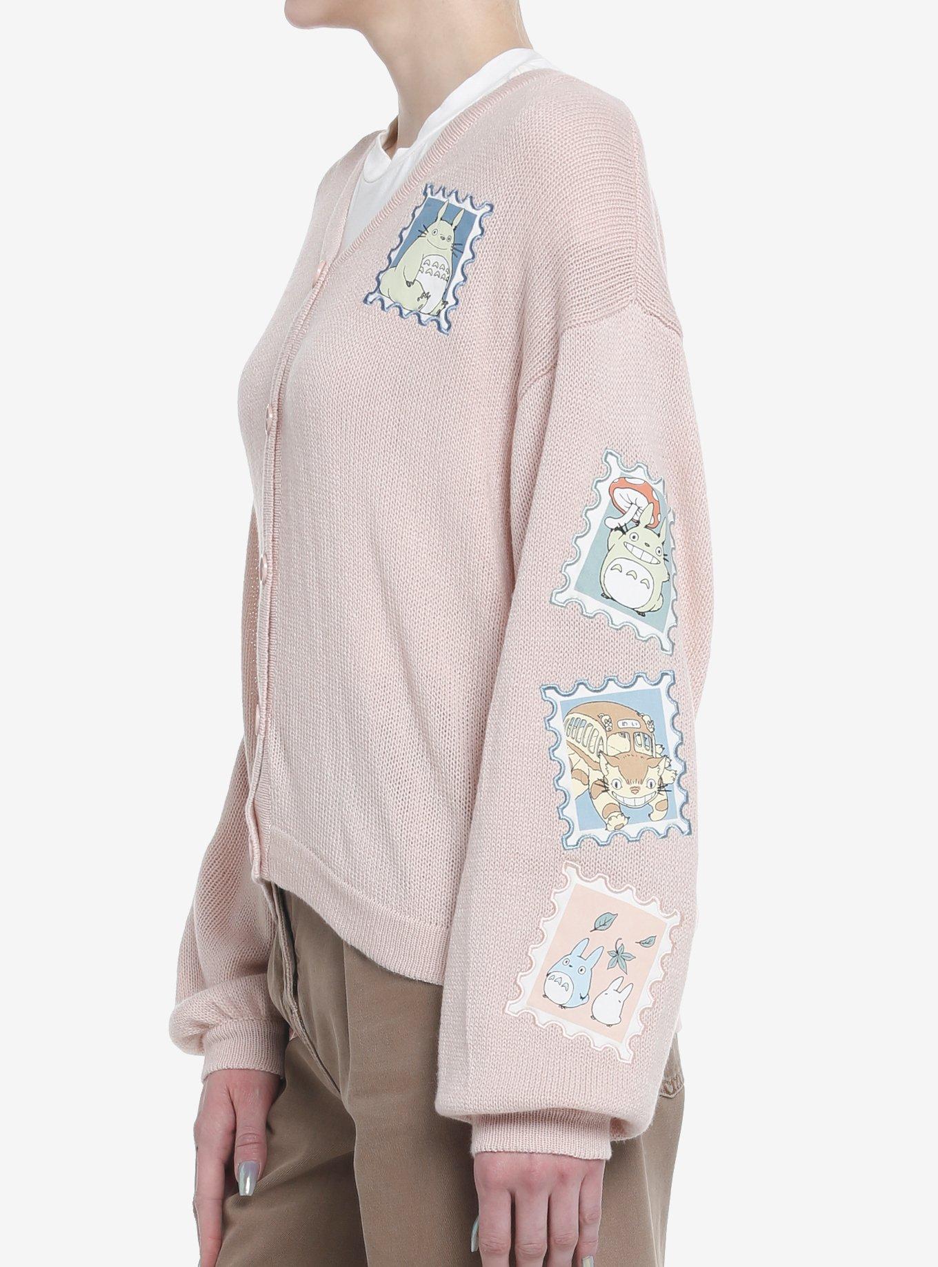 Studio Ghibli My Neighbor Totoro Stamp Girls Skimmer Cardigan, MULTI, alternate