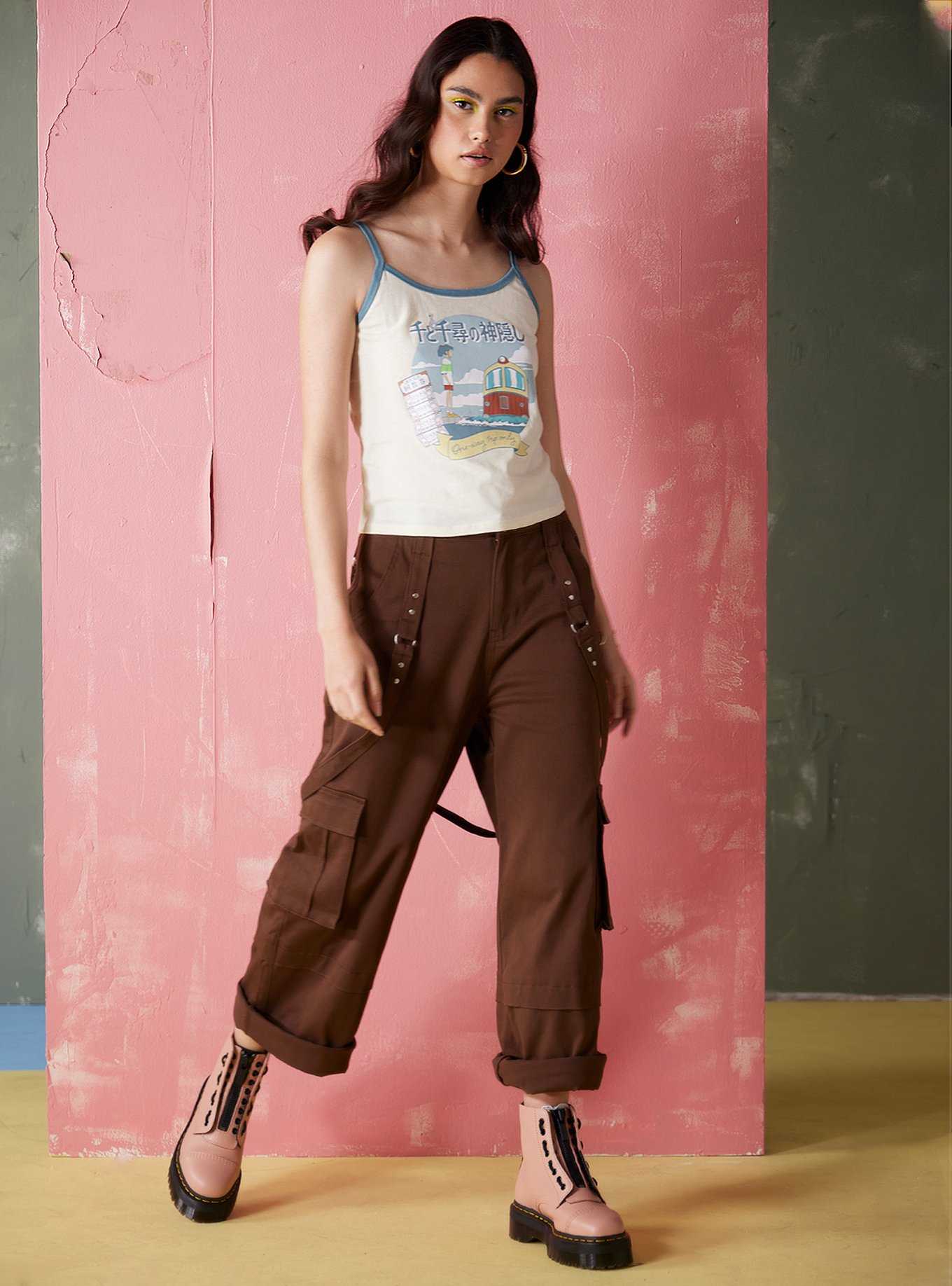 Studio Ghibli Spirited Away Sea Railway Girls Cami, , hi-res