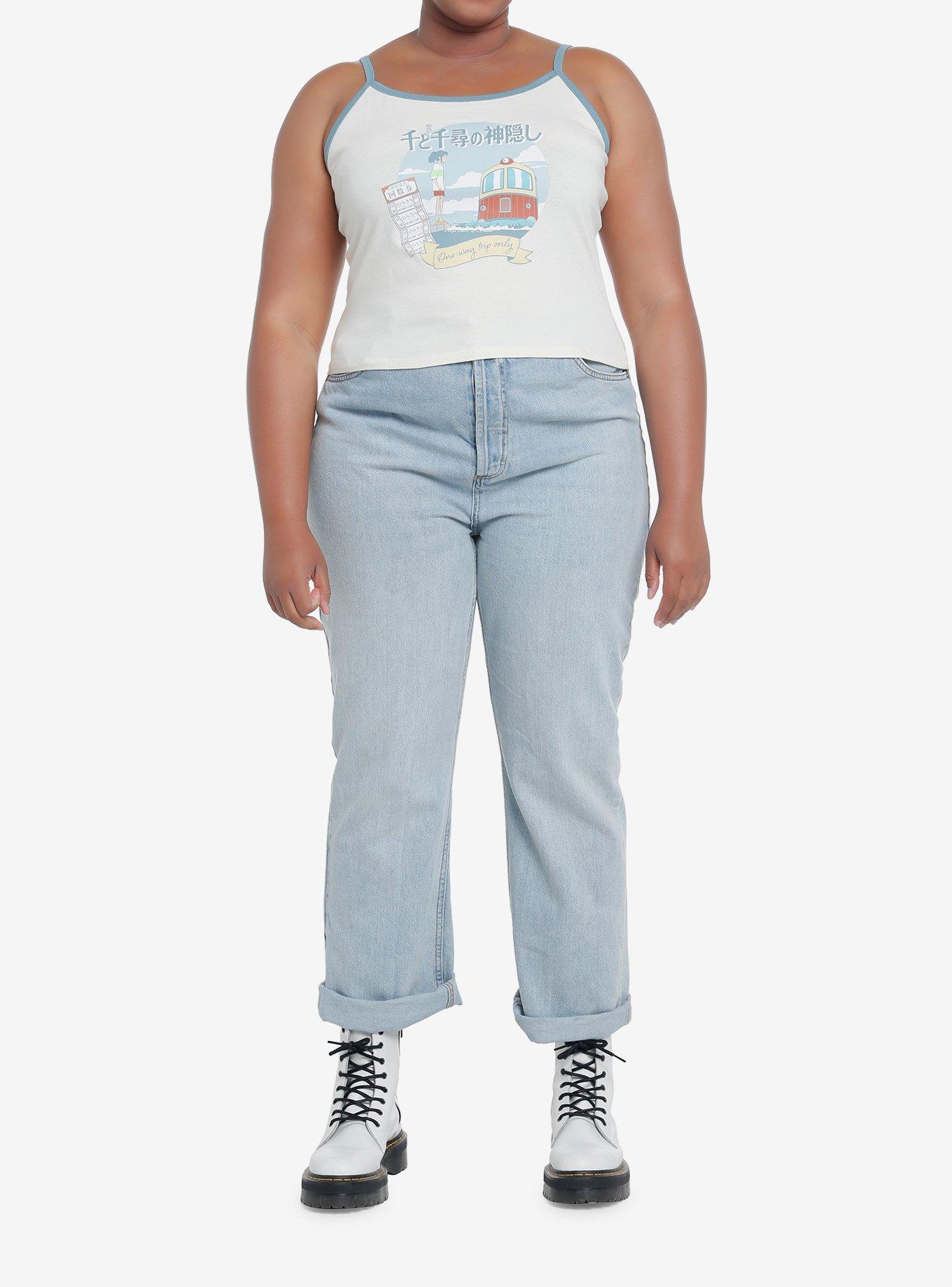 Studio Ghibli Spirited Away Sea Railway Girls Cami Plus Size, MULTI, alternate