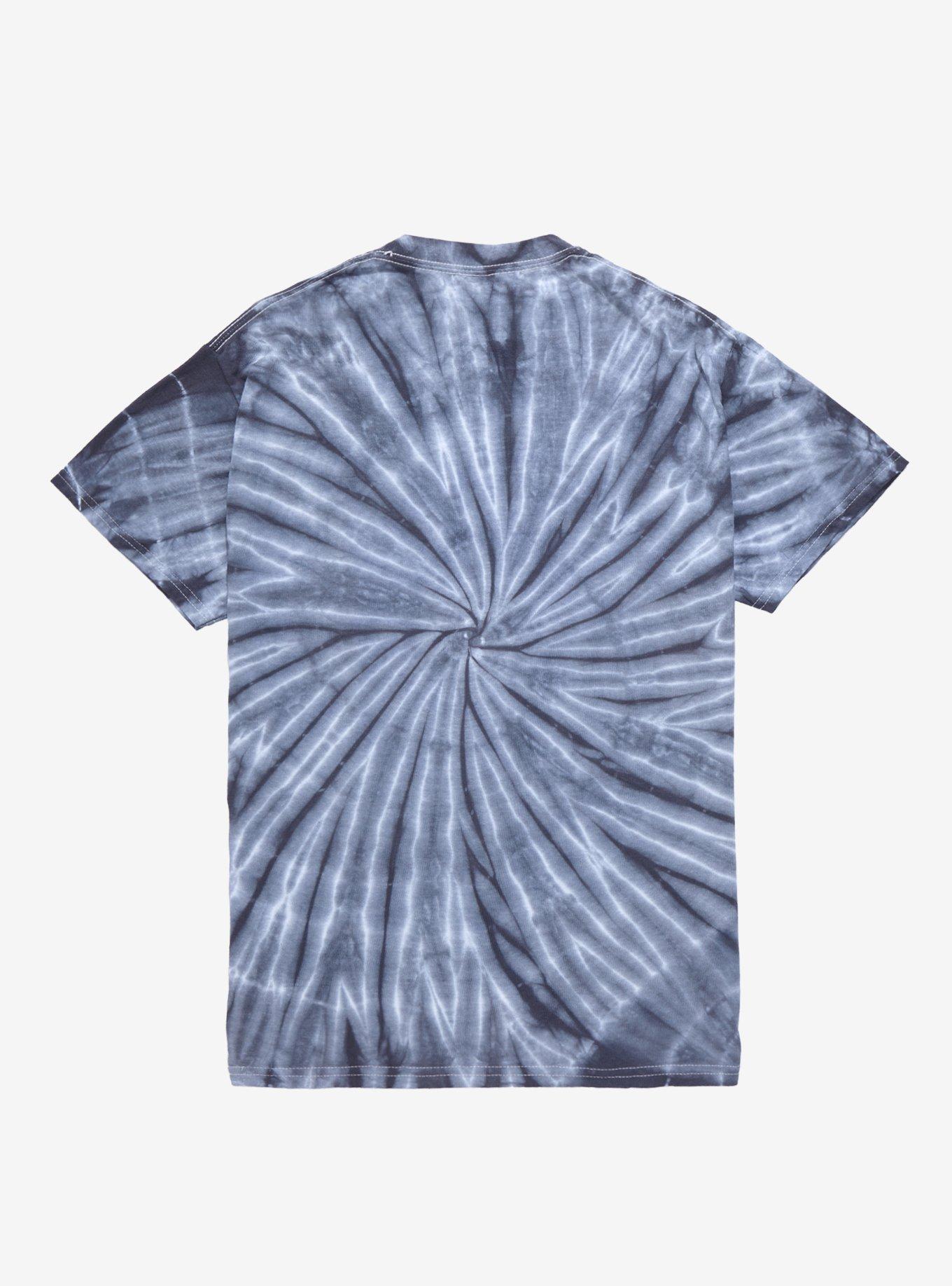 Michael Jackson Poses Tie-Dye Boyfriend Fit Girls T-Shirt, BLACK, alternate - view 2