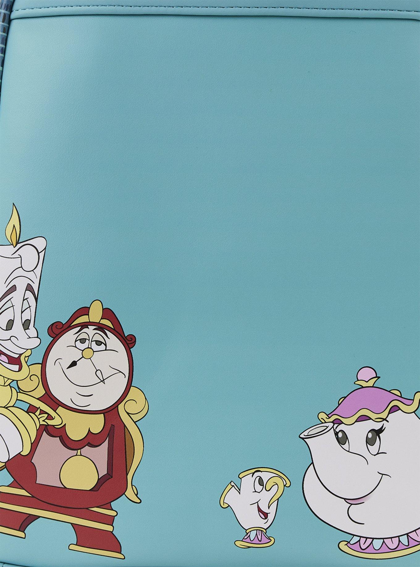 Loungefly Disney Beauty and the Beast Library Mini Backpack, , alternate