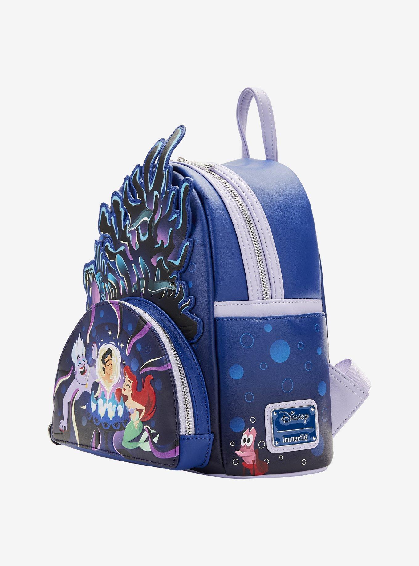 Loungefly Disney The Little Mermaid Ursula&rsquo;s Lair Glow-in-the-Dark Mini Backpack, , alternate