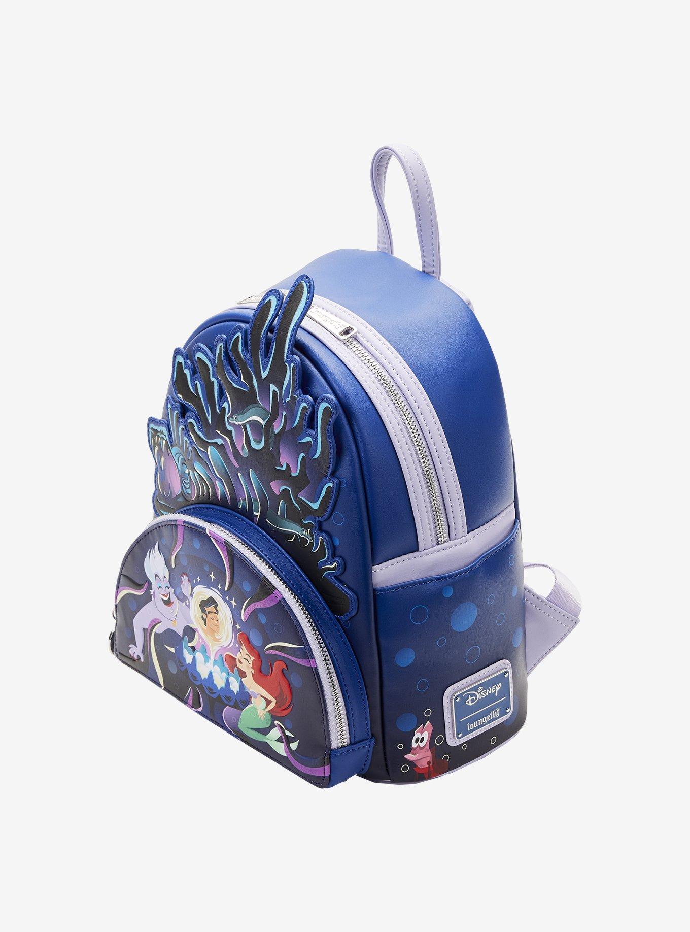 Loungefly Disney The Little Mermaid Ursula&rsquo;s Lair Glow-in-the-Dark Mini Backpack, , alternate
