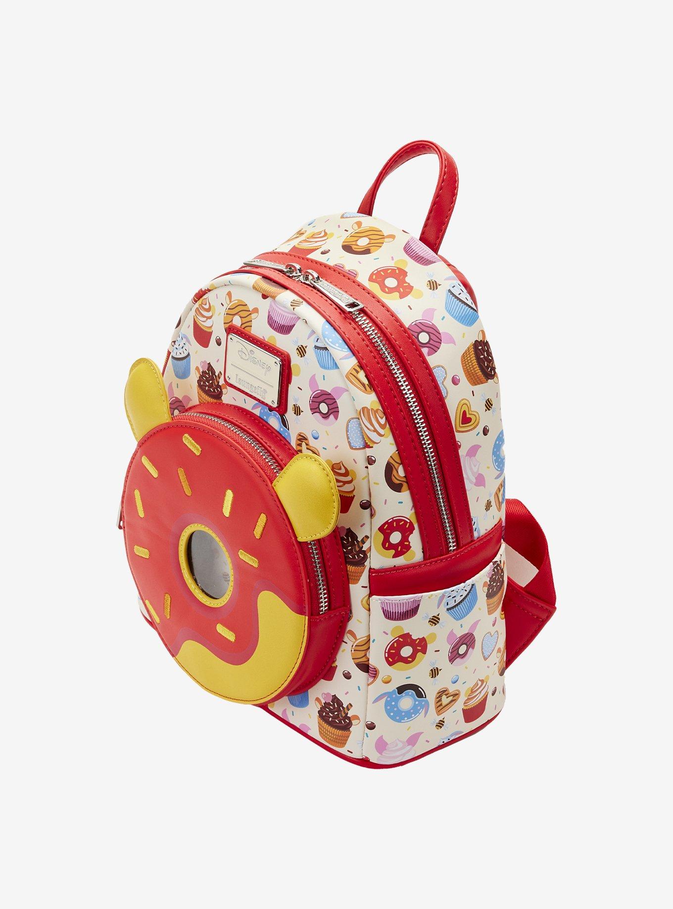 Loungefly Disney Winnie the Pooh Donuts Allover Print Mini Backpack , , alternate