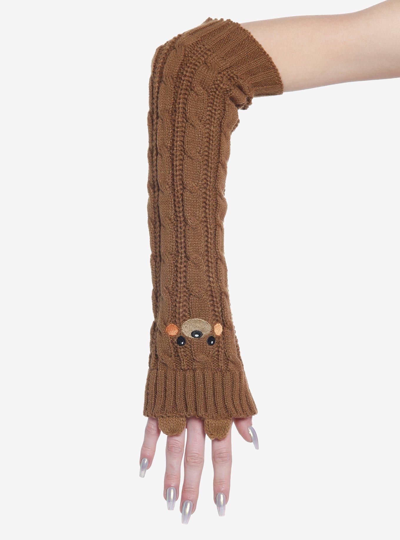 Teddy Bear 3D Ears Leg Warmers, , alternate