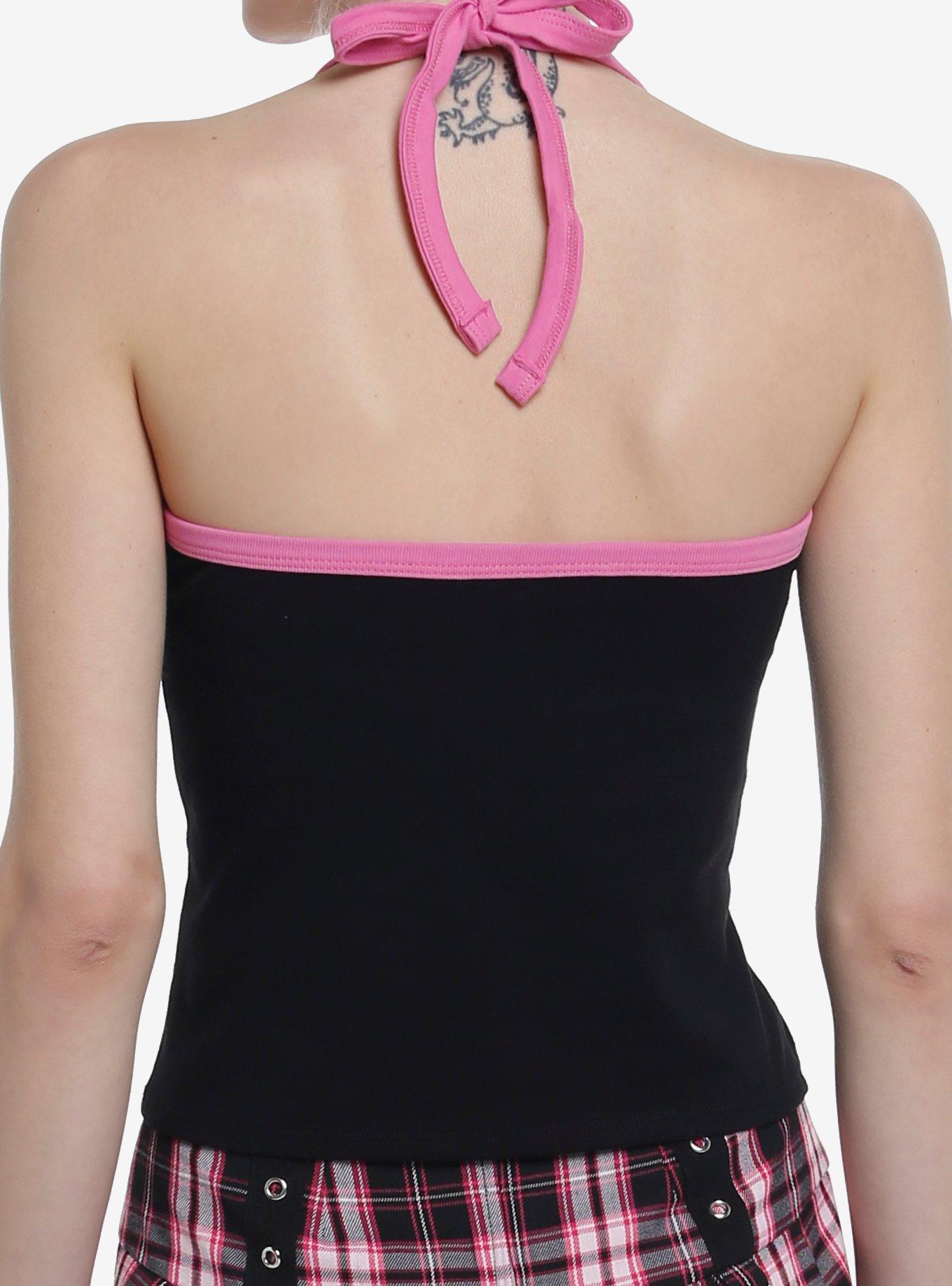 Monster High Logo Girls Halter Tank Top, MULTI, alternate