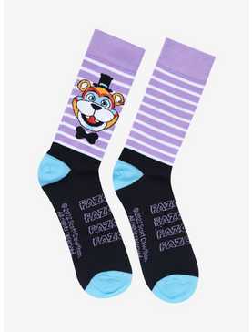 Five Nights At Freddy's Stripe Freddy Crew Socks, , hi-res