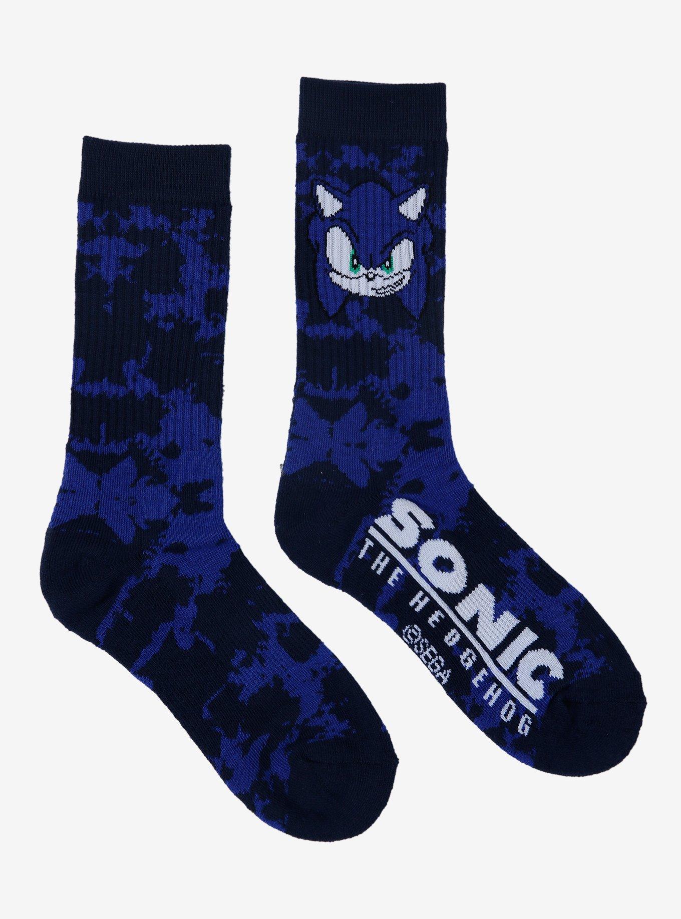 Sonic The Hedgehog Tie-Dye Crew Socks, , alternate