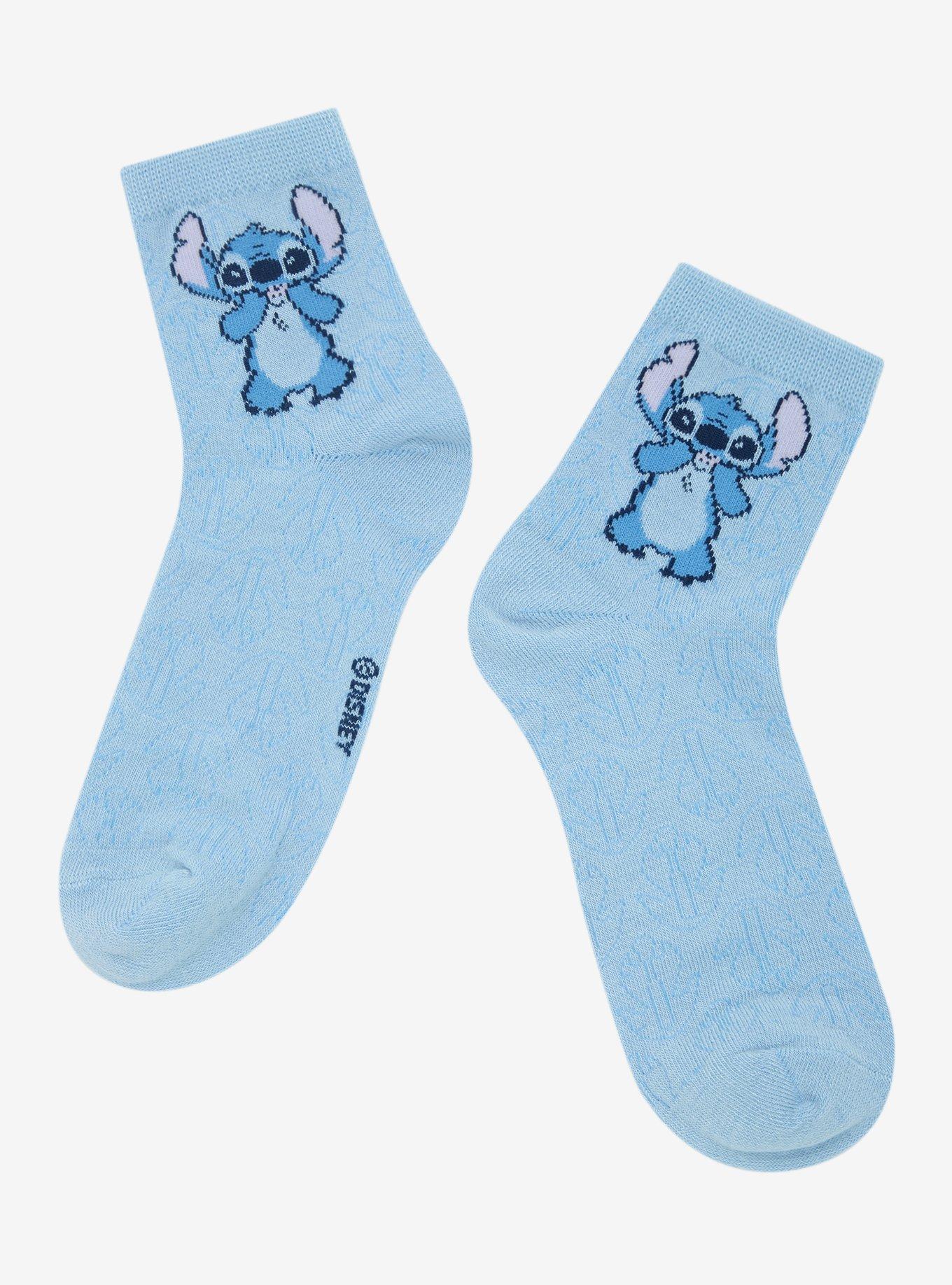 Disney Lilo & Stitch Pointelle Ankle Socks, , alternate