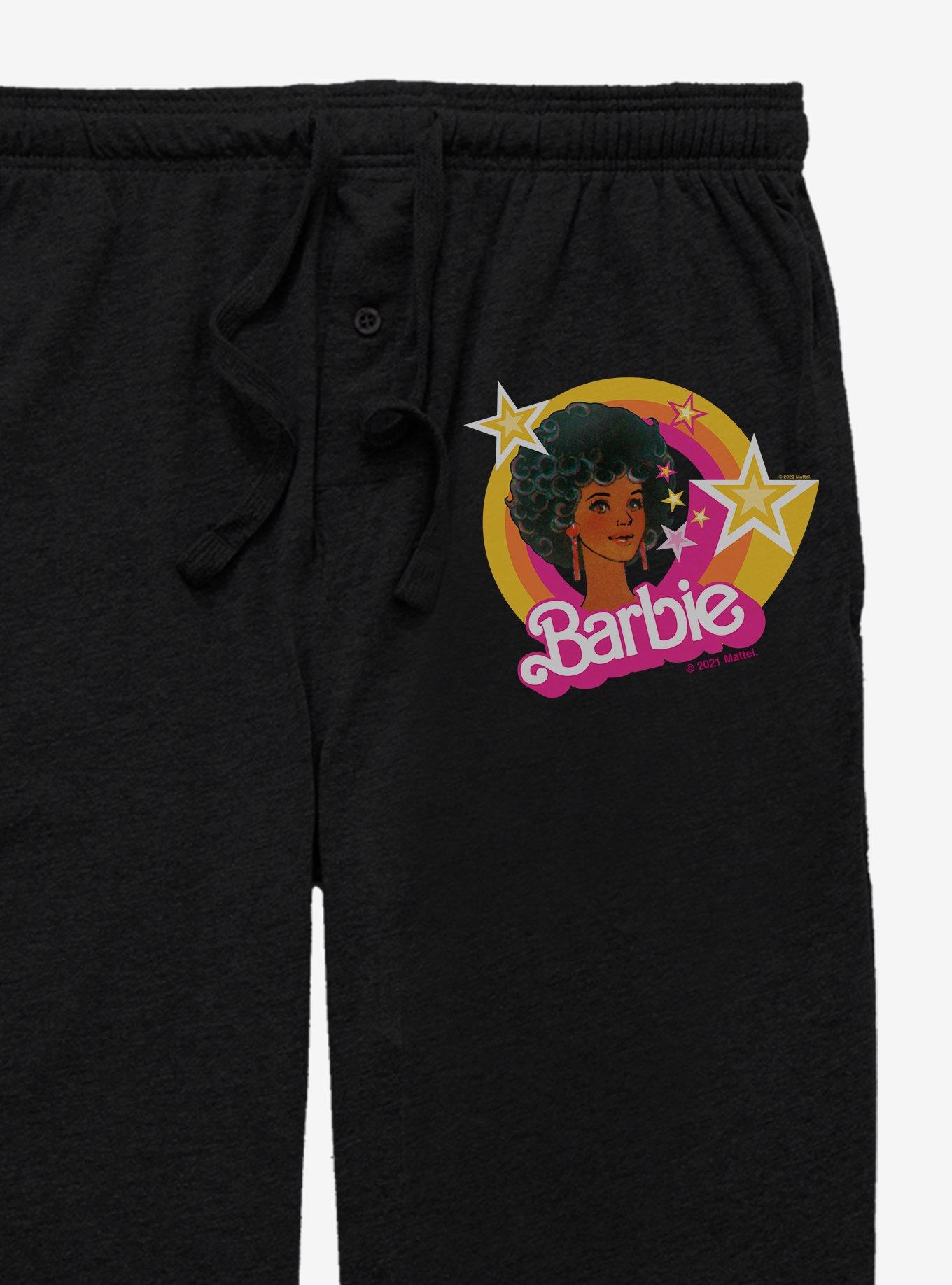 Barbie Retro Glam Pajama Pants, BLACK, alternate
