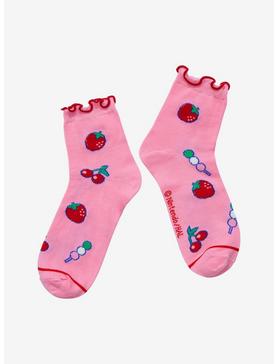 Kirby Strawberry Treats Ankle Socks, , hi-res