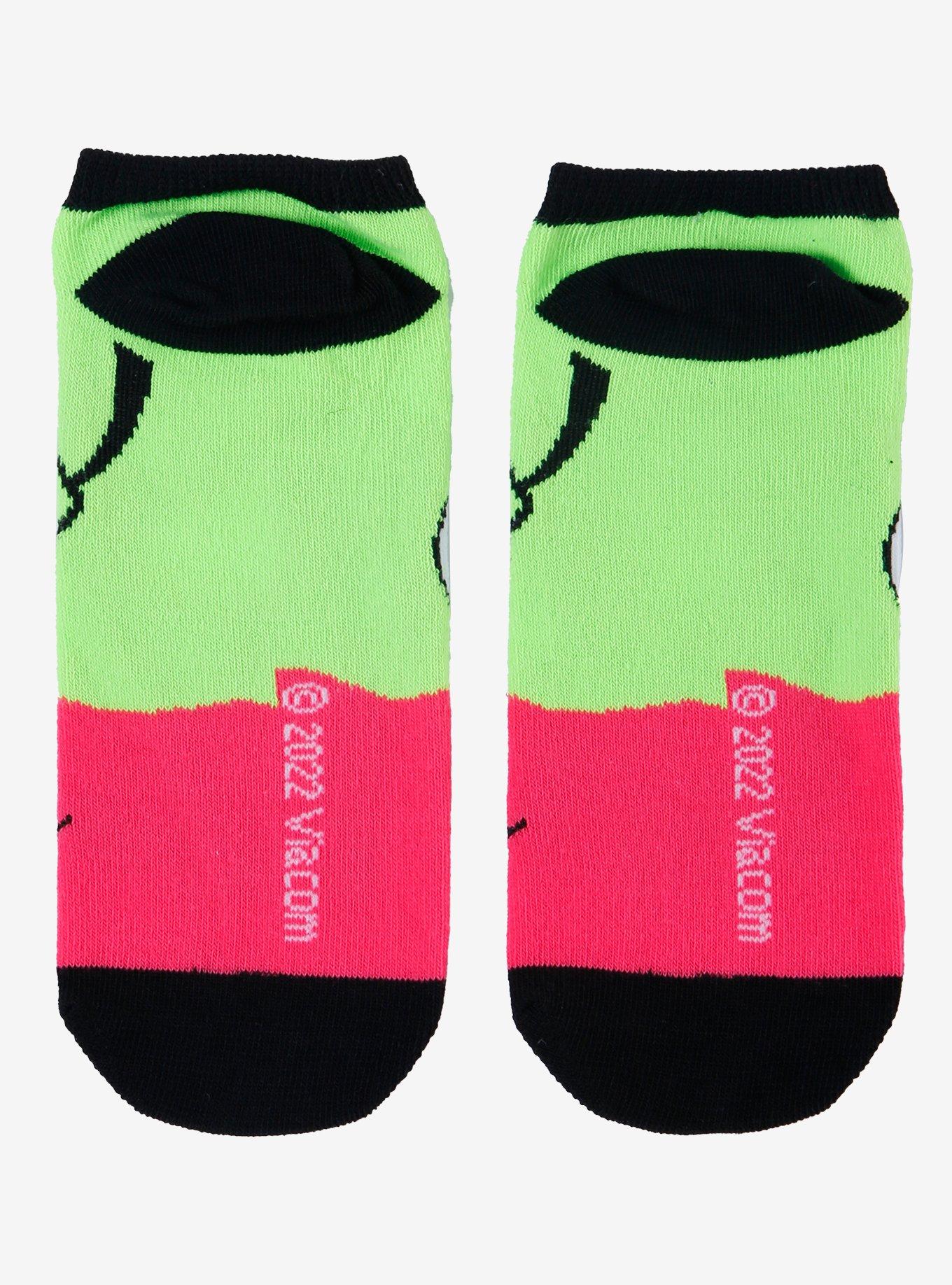 Invader Zim GIR Slurpee No-Show Socks, , hi-res