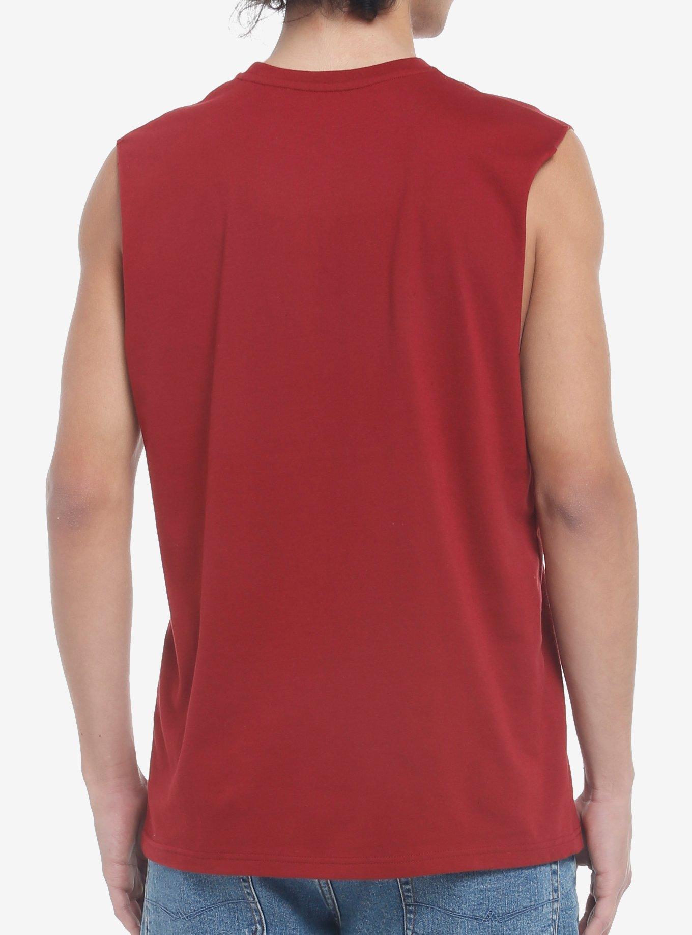The Lost Boys Muscle Tank Top, BURGUNDY, alternate