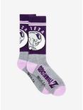 Dragon Ball Z Purple Frieza Crew Socks, , alternate