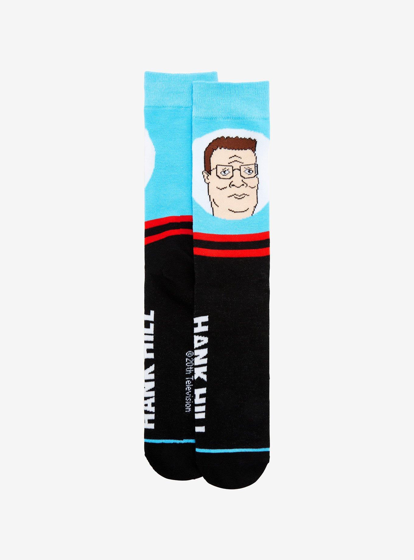 King Of The Hill Hank Crew Socks, , alternate