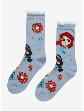 Disney Princess Chibi Lace Crew Socks, , hi-res