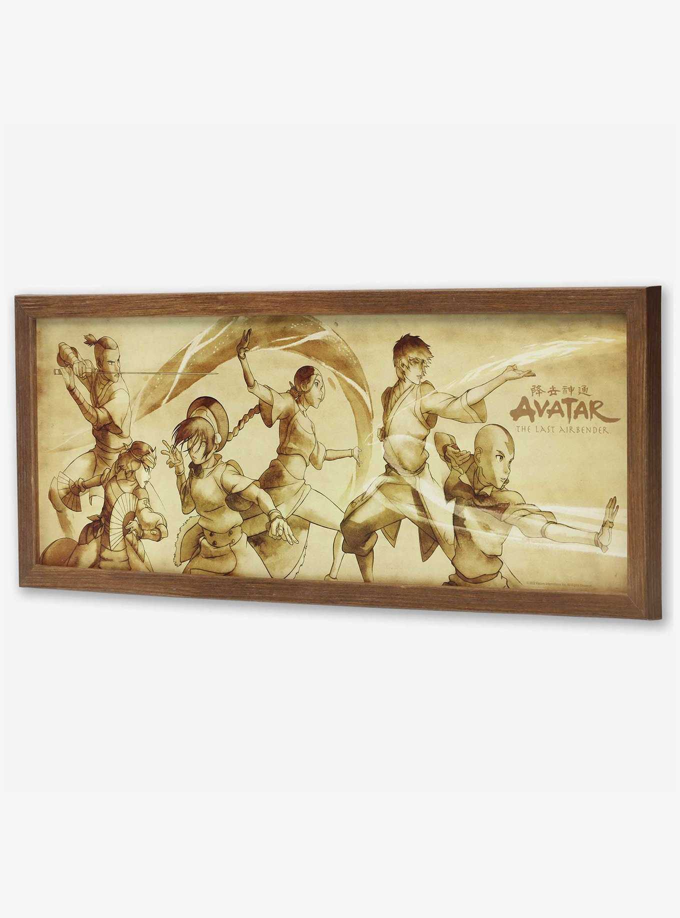 Avatar: The Last Airbender Action Scene Framed Wood Wall Decor, , hi-res