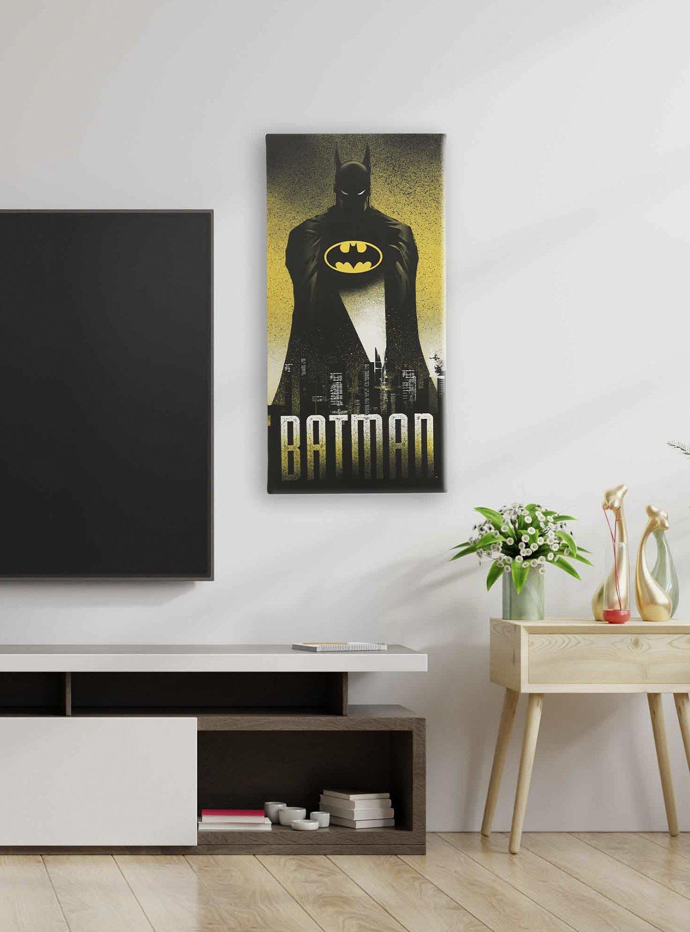 DC Comics The Batman Skyline Canvas Wall Decor, , hi-res