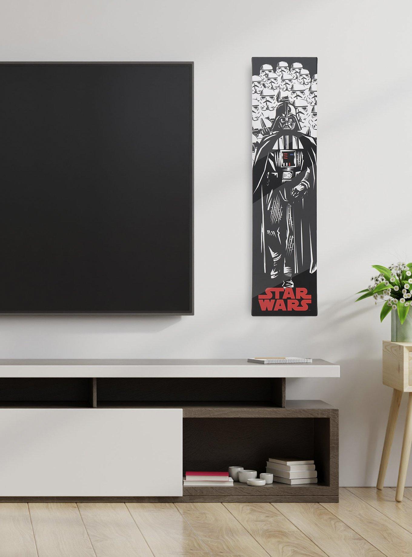 Star Wars Darth Vader and Stormtroopers Hanging Canvas Wall Decor, , hi-res