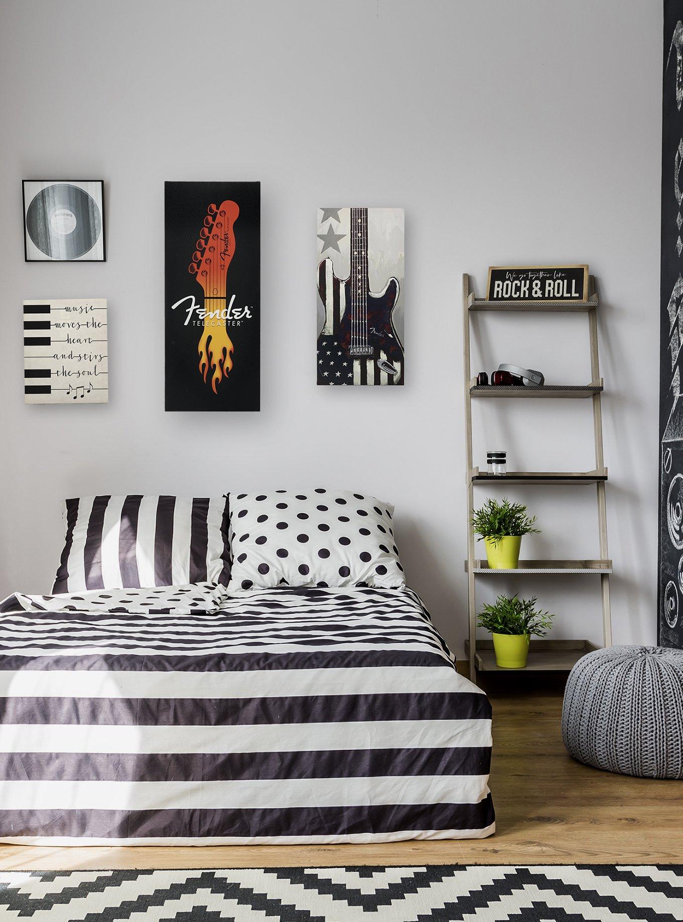 Fender Guitar Flag Canvas Wall Decor, , hi-res