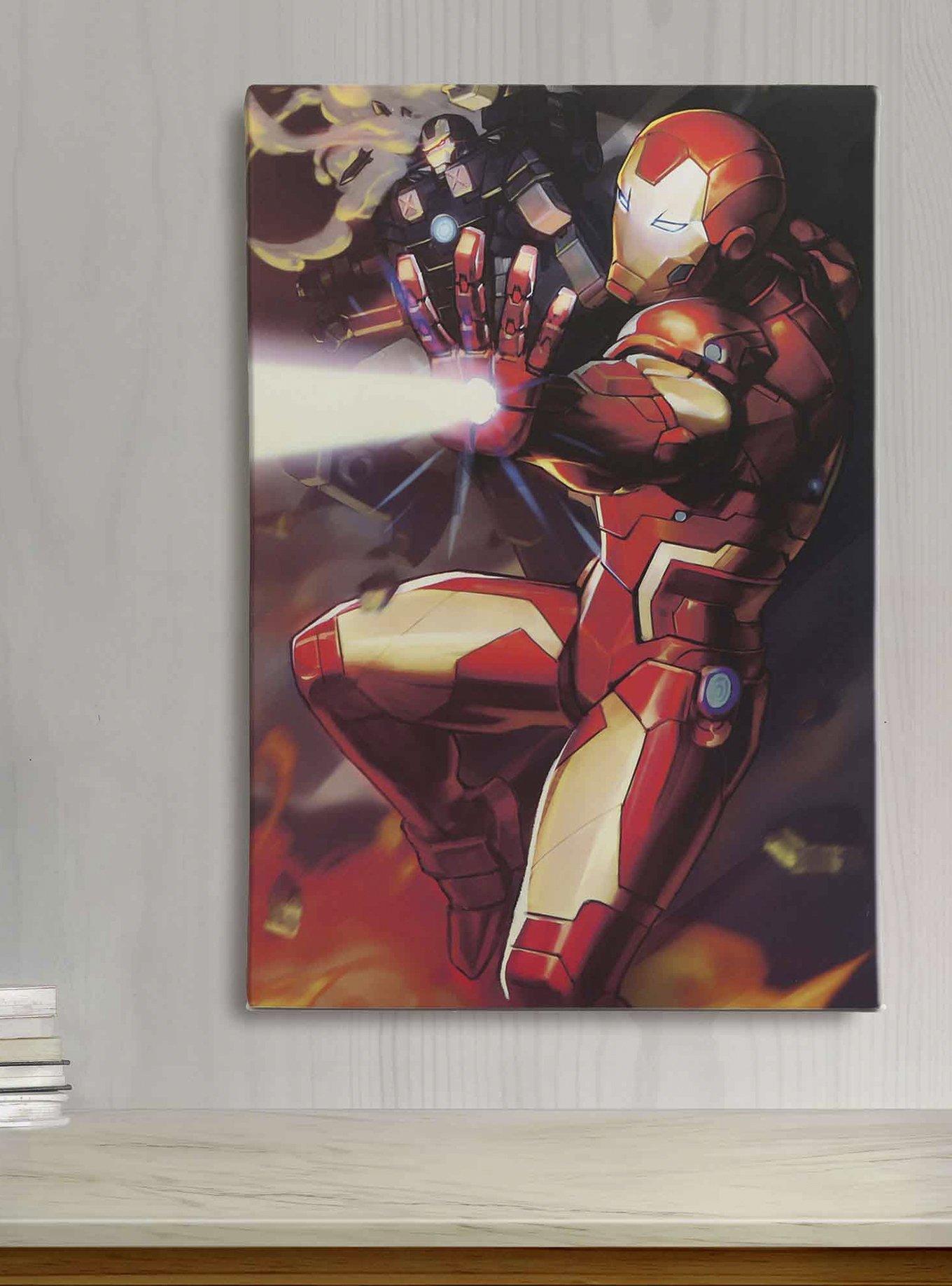 Marvel Iron Man and War Machine Canvas Wall Decor, , hi-res