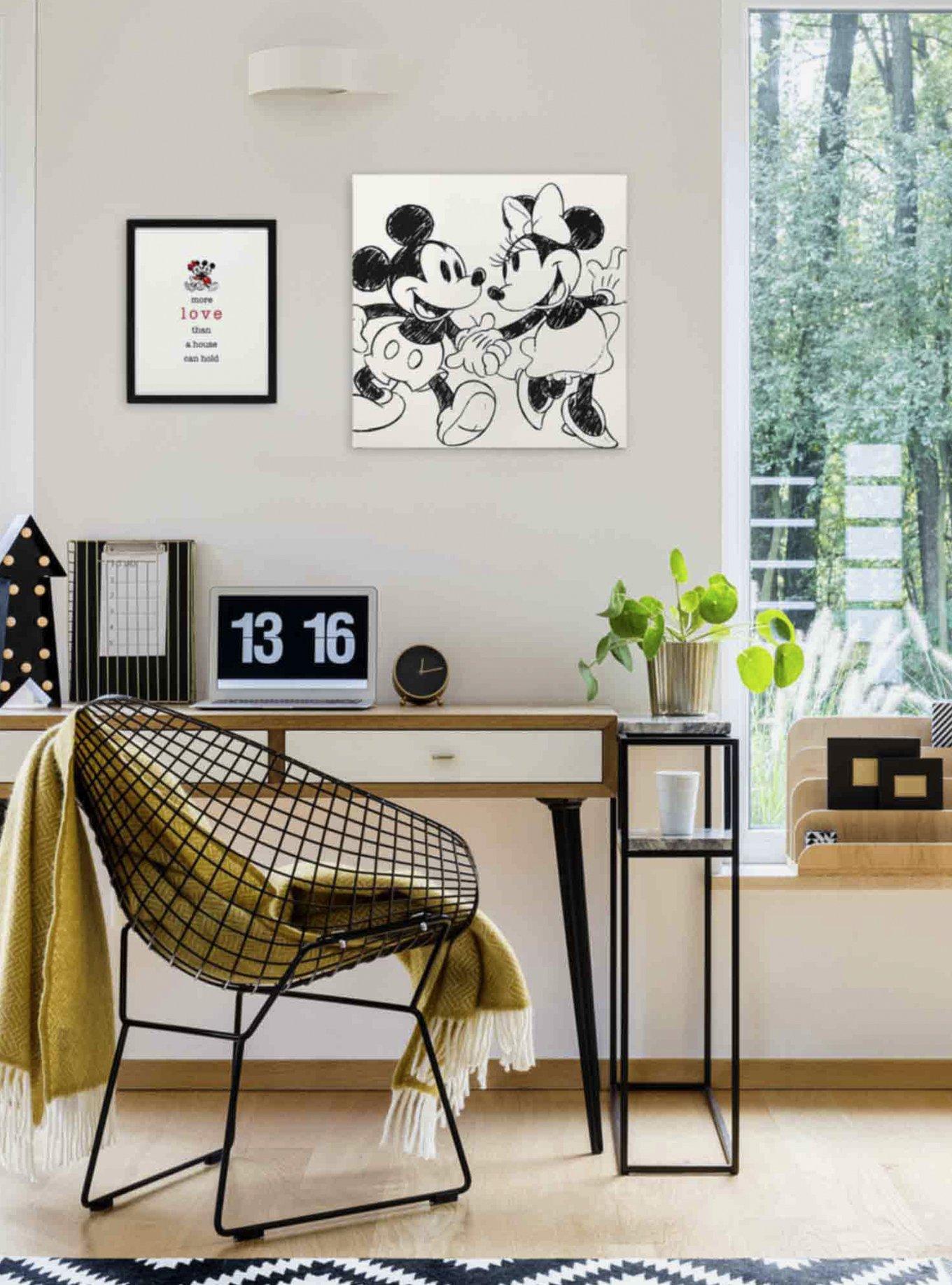 Disney Mickey Mouse Minnie Love Wood Wall Decor, , hi-res