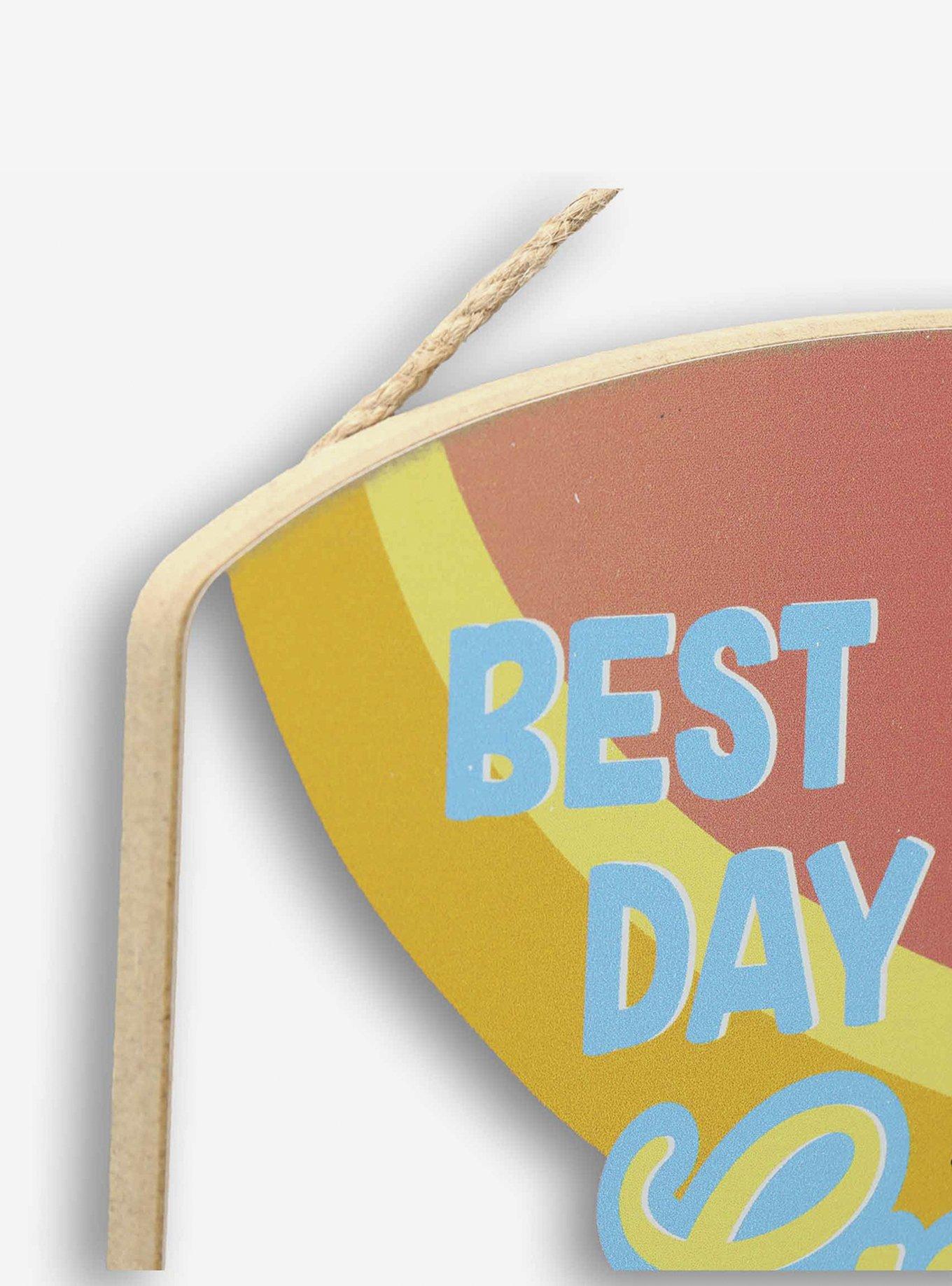 SpongeBob SquarePants Best Day Ever Hanging Wood Wall Decor, , alternate