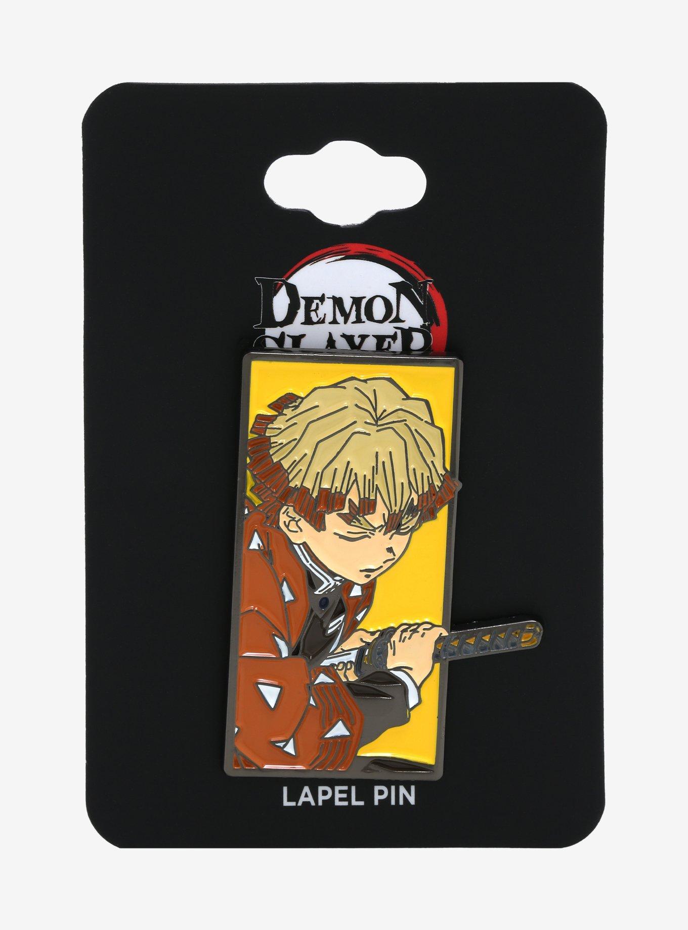 Demon Slayer: Kimetsu no Yaiba Zenitsu Rectangle Frame Enamel Pin - BoxLunch Exclusive!, , alternate