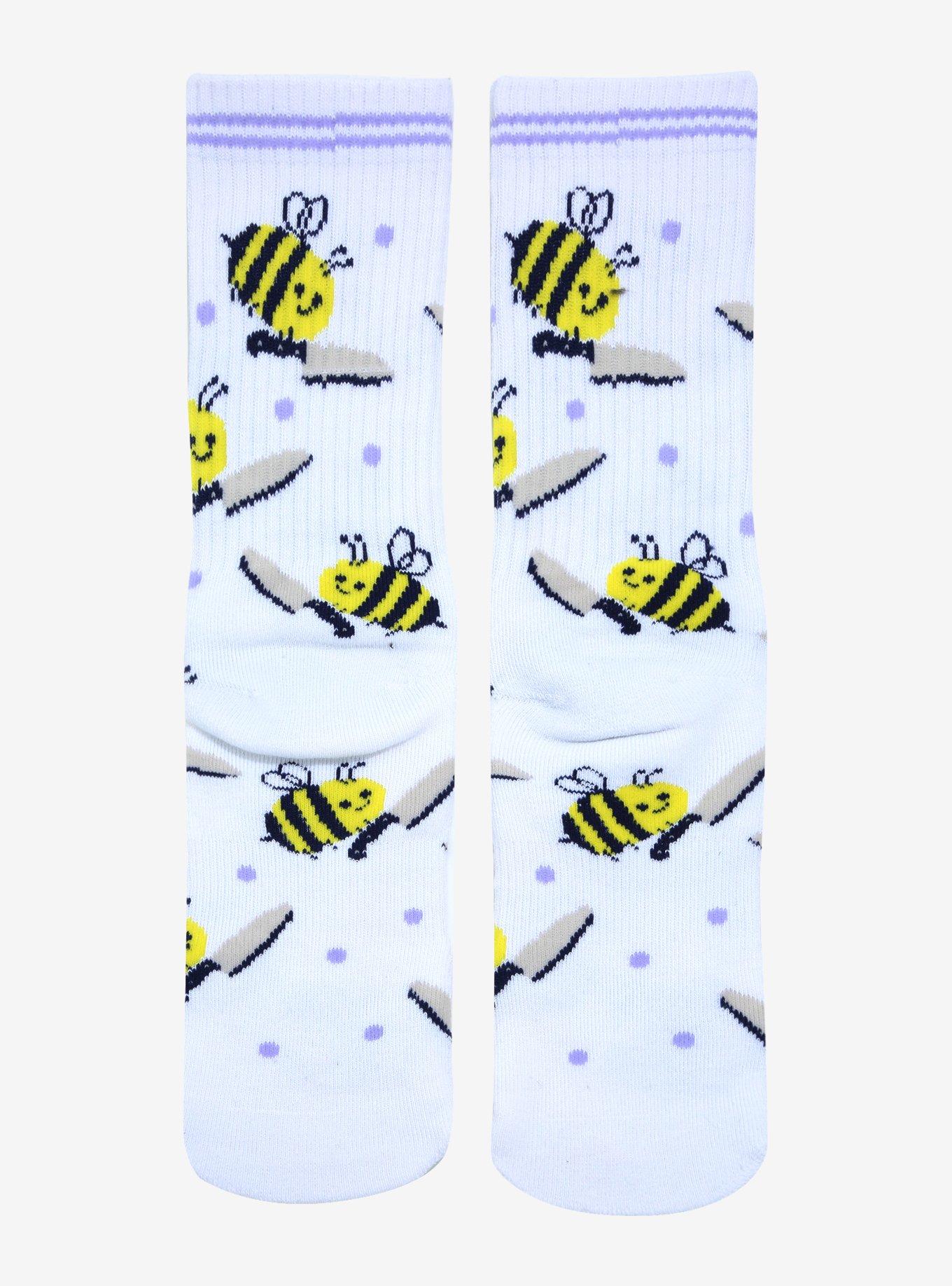 Bee Knife Varsity Crew Socks, , hi-res